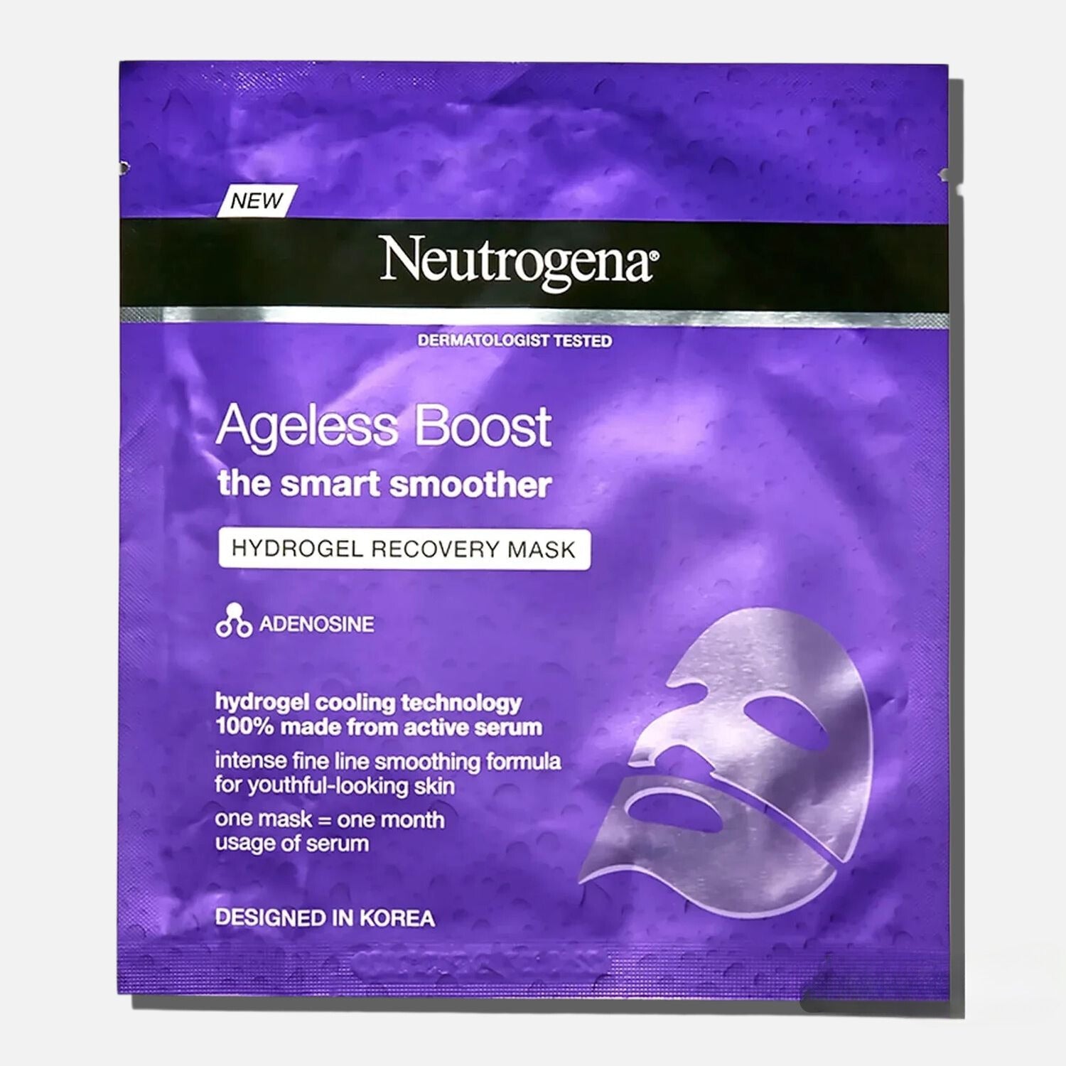 Neutrogena® Ageless Boost Hydrogel Recovery Mask: Anti-Aging, Hydrating, and Firming Facial Treatment 30ml