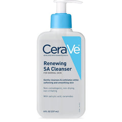 CeraVe Renewing SA Cleanser- Exfoliating, Smoothing Face & Body Wash -236 ml